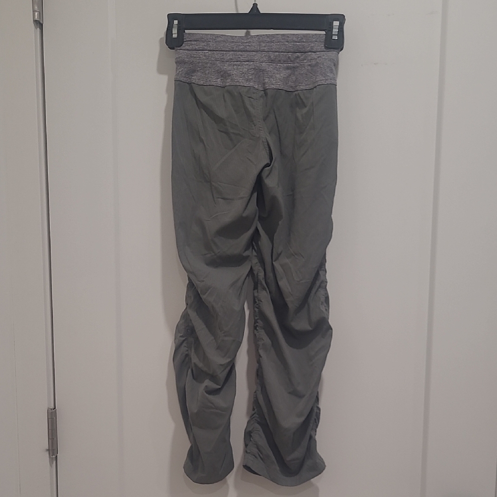 Gray Drawstring Pants - Picture 2 of 4